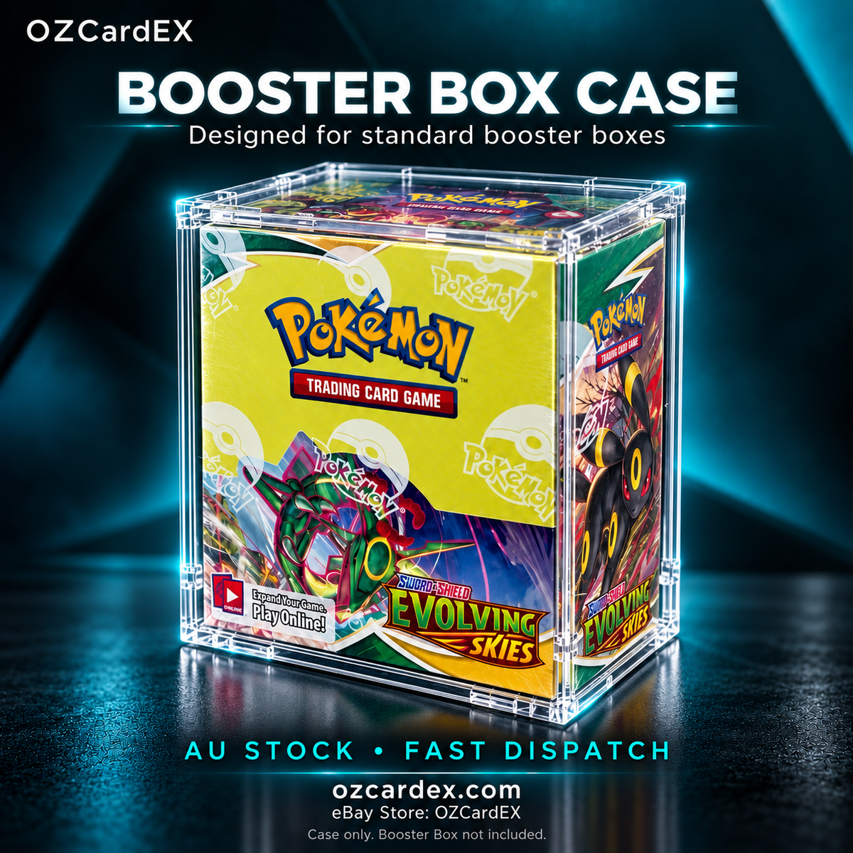 OZCardEX acrylic booster box protector