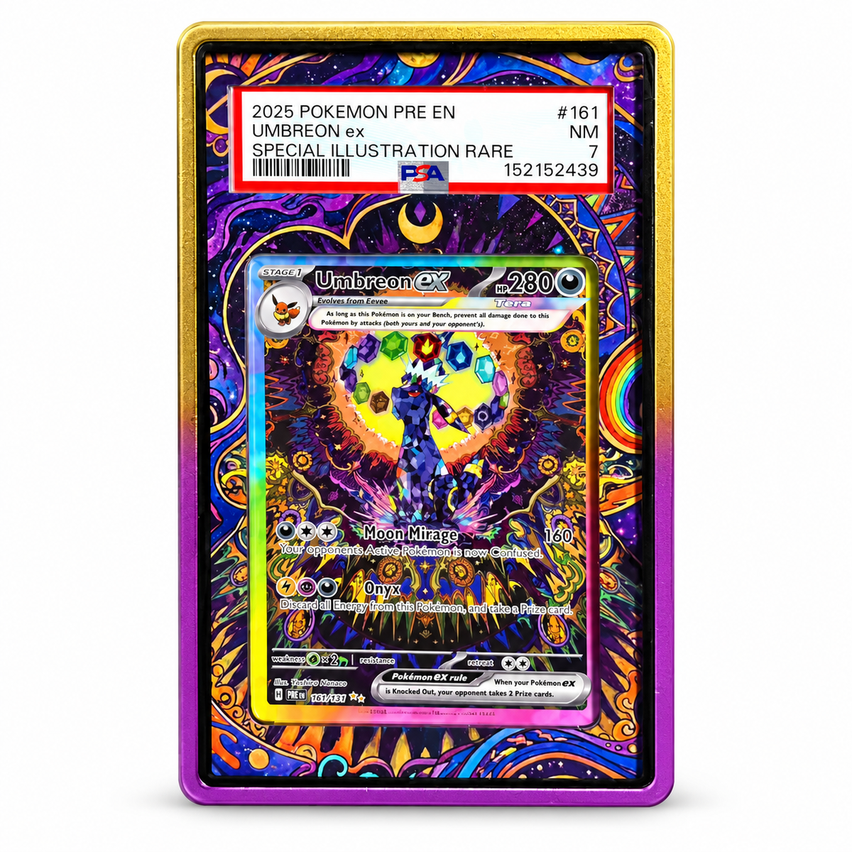 Umbreon ex extended artwork detail